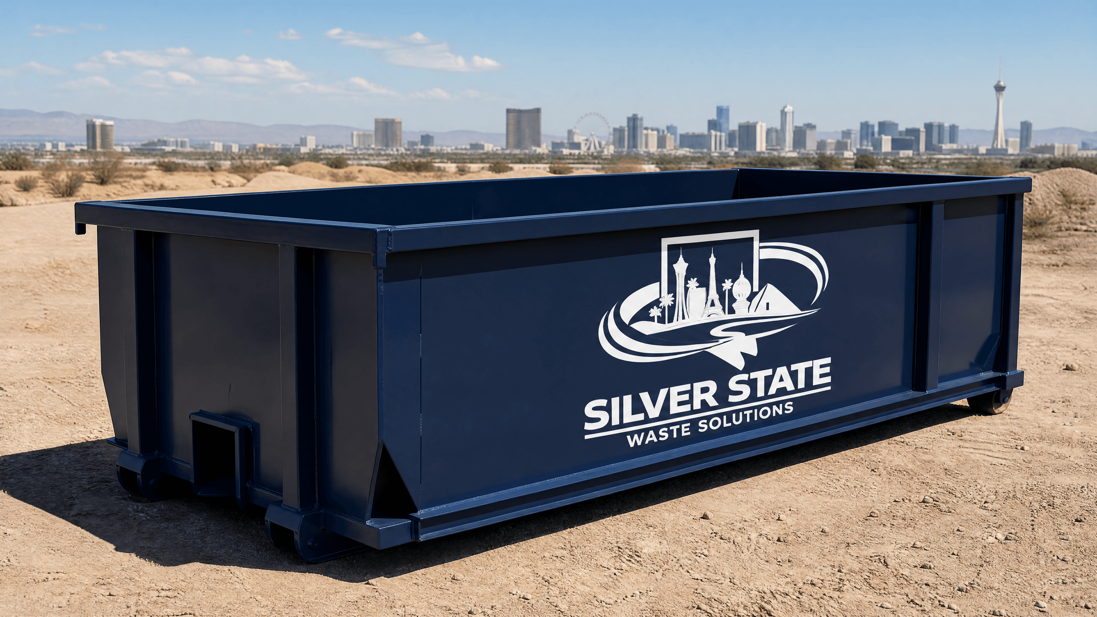 Silver State Waste Solutions 40 yard roll-off dumpster